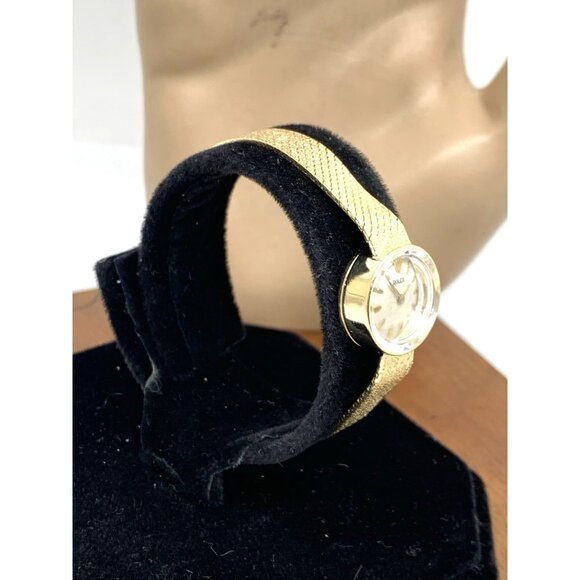 Rolex Women's Watch Vintage Cocktail 14k Yellow Gold 282 Manual Wind Petite 15mm - Picture 14 of 14